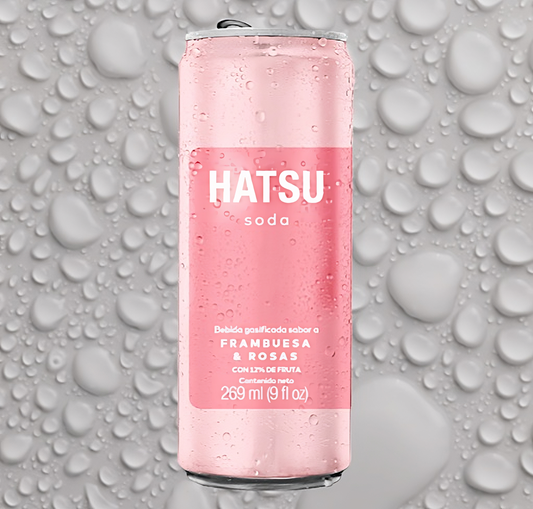 Hatsu Soda Frambuesa & Rosas